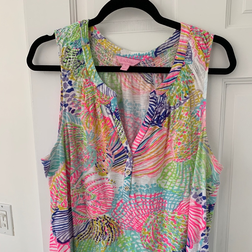 Lilly Pulitzer Essie Tank Multi Roar of the Seas